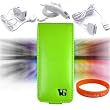 Apple iPod Nano 5th Generation (5G Video) Premium **VG BRAND** Leather Flip Case Cover **GREEN** + Apple Ipod Nano Car Charger + Apple Ipod Nano Wall Charger + Apple Ipod Nano Data Cable + Vangoddy ?(Trademarked) Orange Silicone Wrist Band!!!