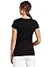 Dickies Girl Juniors Short Sleeve Crew Neck Tee,Black,Large