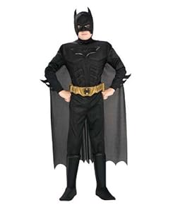 Rubie's Costume Co Deluxe Muscle Chest Batman Costume, Toddler