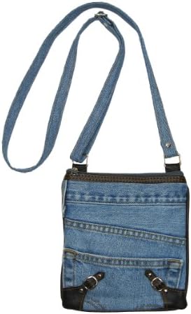 Blue Denim Small Shoulder Mini Pouch Handbag