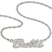 Chicago Bulls Script Necklace