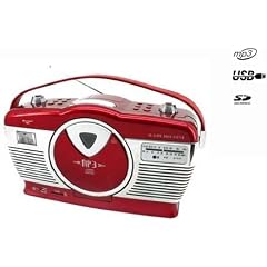 Soundmaster RCD 1300 USB rot