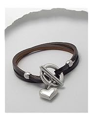 Leather Bracelet In White Base