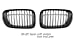 00-02 BMW E46 2D Sport Grill Shell Black