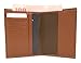 Travel Wallet and Passport Cover -RFID Blocking, Brown Leather Ideal for Men or Women