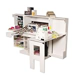 Scrapbox Sewing Box Storage Cabinet For Sewing Crafts and Accessories Storage - White