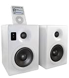 Exspect ISS3 Speaker System EX851 - with digital player dock for iPod - white