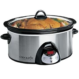 Crock-Pot 6-quart Countdown Slow Cooker with Little Dipper Warmer by Crockpot