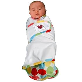 Snug and Tug Swaddle Blanket Retro Dots