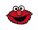 Produkt-Bild: Aufn&auml;her B&uuml;gelbild Aufb&uuml;gler Iron on Patches Applikation Elmo Sesamstrasse Kinder Kleidung