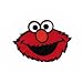 Aufn�her B�gelbild Aufb�gler Iron on Patches Applikation Elmo Sesamstrasse Kinder Kleidung