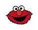 Produkt-Bild: Aufn&auml;her B&uuml;gelbild Aufb&uuml;gler Iron on Patches Applikation Elmo Sesamstrasse Kinder Kleidung