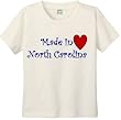 MADE IN NORTH CAROLINA - BigBoyMusic Youth Designs - White T-shirt