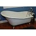 Clawfoot Tub ~ Slipper Style Cast Iron Clawfoot Bathtub 