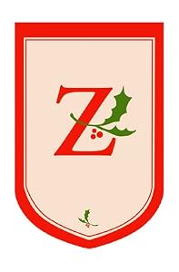 Monogram Holiday Garden Size Flag - Z