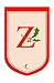 Holly Berry Monogram Flag - Z