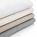 Linenspa Brushed Microfiber Ultra Soft Bed Sheet Set - Wrinkle Resistant - Queen Pillowcases - Set of 2 - White