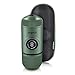 Wacaco Nanopresso Portable Espresso Maker Bundled with Protective Case, Upgrade Version of Minipresso, Mini Travel Coffee Machine, Perfect for Camping, Travel and Officeï¼ˆNew Elements Moss Greenï¼‰