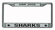 San Jose Sharks Chrome Frame (Silver)
