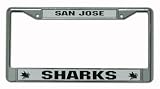 NHL San Jose Sharks Chrome Frame (Silver)