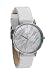 Nixon Women's Kensington Leather Analog Watch, Color: Crystal / White Snake