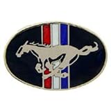 Ford Mustang Logo Oval Pin 7/8