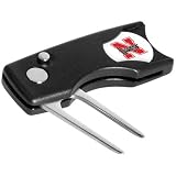 Nebraska Cornhuskers NCAA Spring Action Divot Repair Tool w/ Ball Marker