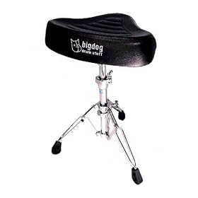 Bigdog Saddle Vinyl Drum Throne