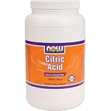 NOW Foods Citric Acid Powder Bulk, 5 Pound Tub