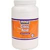 NOW Foods Citric Acid Powder Bulk, 5 Pound Tub