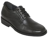 CALDEN - K6B711 - 2.8 Inches Taller - Height Increasing Shoes for Men (Black Casual Shoes)