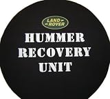Land Rover Discovery 'Hummer Recovery Unit' Spare Tire Cover Image of Land Rover Discovery 'Hummer Recovery Unit' Spare Tire Cover
