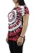 Creative Apparel Women' s NCAA Alabama Crimson Tide Tie Dye Bling T-Shirt