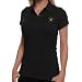 NCAA Antigua Vanderbilt Commodores Ladies Black Spark Premium Polo