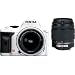 Pentax K-x 16202 Digital SLR Camera with DA L 18-55 and 50-200mm Lenses (White)