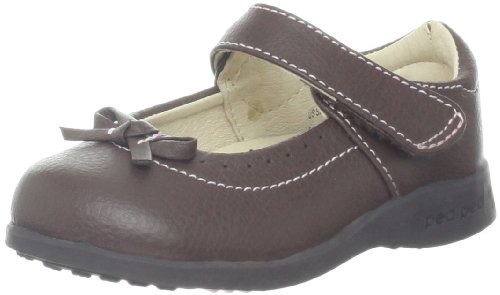 pediped Flex Isabella Mary Jane (Toddler/Little Kid),Chocolate Brown,24 EU (7.5-8 E US Toddler)