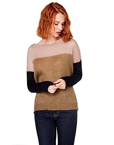 (ユナイテッドカラーズオブベネトン) UNITED COLORS OF BENETTON ブロックニット・セーターDDF2