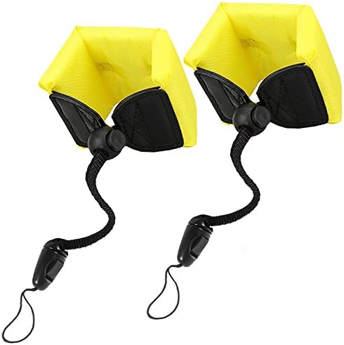 Amababa(TM) Foam Floating Wrist Strap for Underwater &amp; Waterproof Cameras (Yellow)