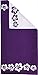 Arus Jacquard Woven Turkish Terry Cotton Beach Towel, Shells, Blue, 28x55, 28 in x 55 in (W x L), Hibiscus Purple