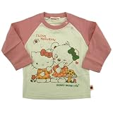 ナカタ ハローキティくまさんTシャツ130ピンク