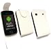 FLASH SUPERSTORE SAMSUNG S5660 GALAXY GIO PREMIUM PU LEATHER FLIP CASE/COVER/POUCH WHITE