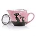 Cattitude 17oz Ipot Teapot in Pink