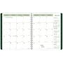 Brownline 2010 EcoLogix Monthly Planner 14 Months (Dec-Jan) Twin-Wire, Green, 11 x 8.5 Inches (CB435W.GRN)