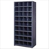 Lyon Workspace Products 8100 36 Compartment Bin Shelving - 10 Shelves: 84' H x 36' W x 12' D