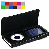 Leather Case for Apple iPod Nano Nano-Chromatic 4th Generation 8gb 16gb (Nano Chromatic Not Included) + Wisdom*Courage Wristband + Ipod Nano Screen Protector Kit (Many color available)