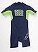 O'Neill Wetsuits Toddler 2 mm Reactor Spring Wetsuit, Navy/Lime, 4