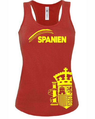 FRAUEN FUSSBALL EM 2013 – SPANIEN FANSHIRT 3207(TT-F-R) Gr. L