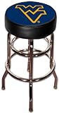 West Virginia University Mountaineers Bar Stool with Backrest