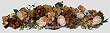 46" XL Brown Roses Silk Swag
