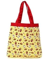 Loungefly Burger and Fries Canvas Tote Bag